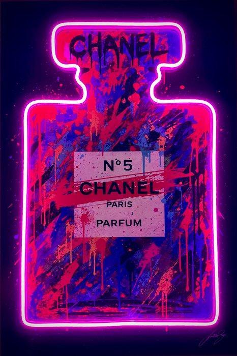 LEDMansion - Drip N°5 V.1. | Led Wall Artwork, Antiek en Kunst, Kunst | Schilderijen | Modern