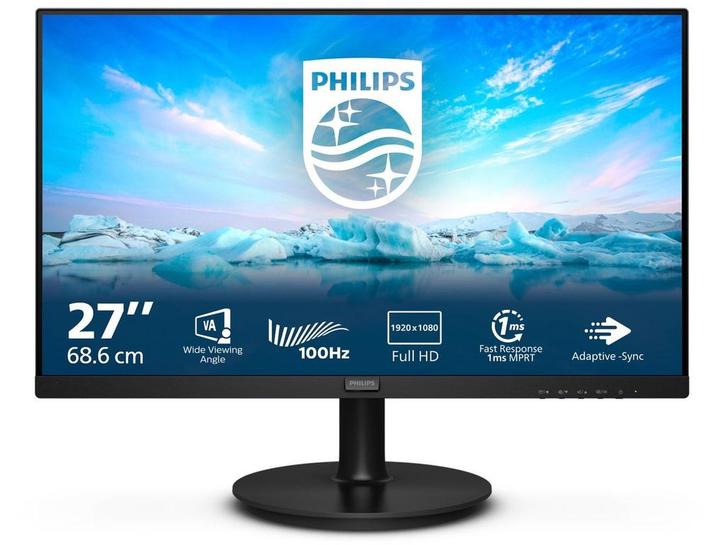Philips 271V8LAB - 27 Monitor - Full HD 1920x1080 - 100Hz -, Informatique & Logiciels, Moniteurs, Envoi