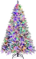 Kerstboom met verlichting - Kunstkerstboom - 210 cm - Met st, Diversen, Kerst, Verzenden, Nieuw