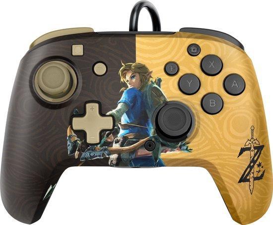 Faceoff Deluxe+ Audio Wired Controller - Zelda (Nintendo..., Hobby en Vrije tijd, Gezelschapsspellen | Overige, Nieuw, Verzenden