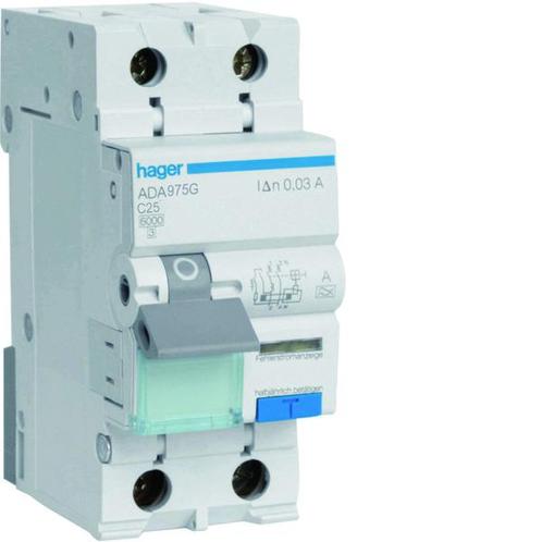 Hager HACO Disjoncteur différentiel - ADA975G, Doe-het-zelf en Bouw, Elektriciteit en Kabels, Verzenden