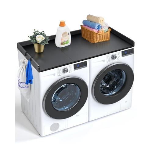 TM was-droogcombinatie werkblad 3-plaat 1370x700x69mm zwart, Auto diversen, Autogereedschap, Verzenden