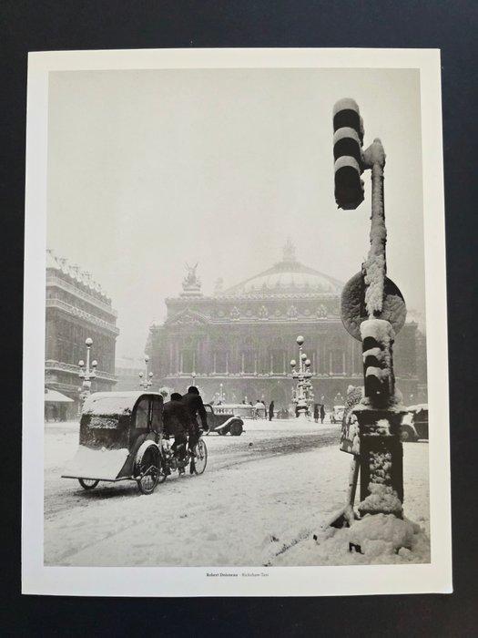 Robert Doisneau (1912 - 1994) - Rickshaw Taxi, Avenue de, Antiek en Kunst, Kunst | Designobjecten