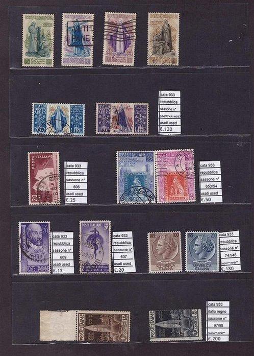 Italie 1860/1945 - Beau royaume de loterie et république, Postzegels en Munten, Postzegels | Europa | Italië