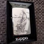 Zippo Sterling Silver - Armor Case - Black Pearl, Nieuw