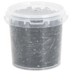 vidaXL Haarelastiekjes paard 1500 st silicone zwart, Dieren en Toebehoren, Verzenden, Nieuw