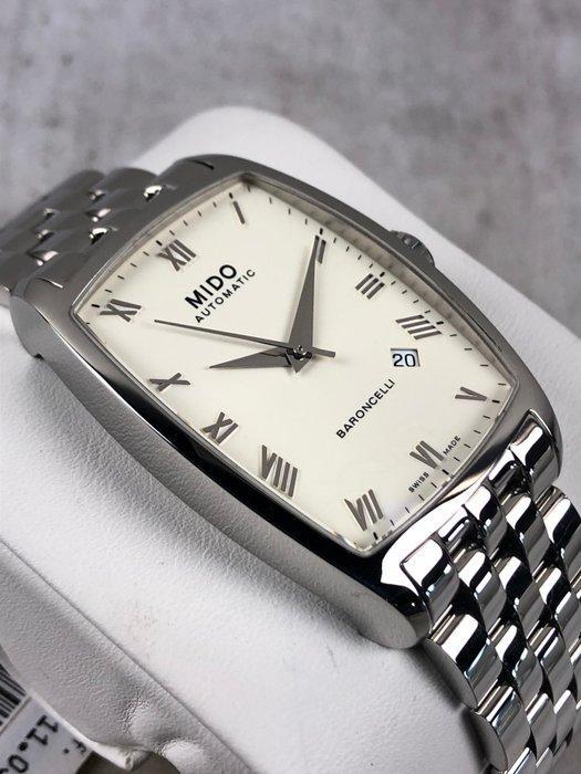 Mido - Baroncelli Tonneau Automatic - M003.507.11.033.00 -, Handtassen en Accessoires, Horloges | Heren