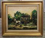 Paul Permeke (1918-1990) - Bij de woonwagen, Antiek en Kunst
