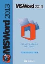 Ms word 2013 9789045544588, Eddy Van den Broeck, Erik Cuypers, Verzenden