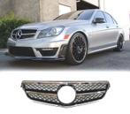 CALANDRE MERCEDES W204 11-14 NOIR CHROMÉ LOOK AMG C63, Verzenden