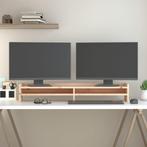vidaXL Monitorstandaard 100x24x16 cm massief grenenhout, Computers en Software, Verzenden, Nieuw