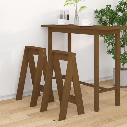 vidaXL Krukken 2 st 40x40x75 cm massief grenenhout, Huis en Inrichting, Stoelen, Nieuw, Verzenden