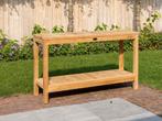 Massief teak Sidetable voor in de tuin | Direct leverbaar!, Tuin en Terras, Verzenden, Nieuw, Rechthoekig, Teakhout