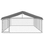 Hondenkennel voor buiten met dak 600x300x150 cm, Verzenden, Nieuw