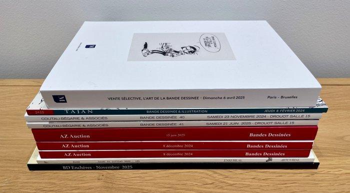 Catalogues de vente aux enchères - 8x B - 8 Album - EO -, Livres, BD
