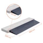Datona Rubberen drempelhulp 40 mm - 2 stuks - Datona, Ophalen of Verzenden, Nieuw