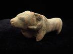 Indus Vallei Terracotta Ram/Bull beeldje - 8 cm (Zonder, Antiek en Kunst