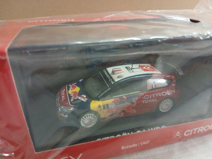 Norev 1:43 - Modelauto - Citroen C4 WRC - RALLYE, Hobby en Vrije tijd, Modelauto's | 1:5 tot 1:12