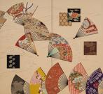Byôbu vouwscherm met nihon shishû Japanse borduurkunst -