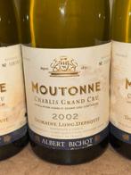 2002 Albert Bichot, Moutonne - Chablis Grand Cru - 3 Flessen, Nieuw