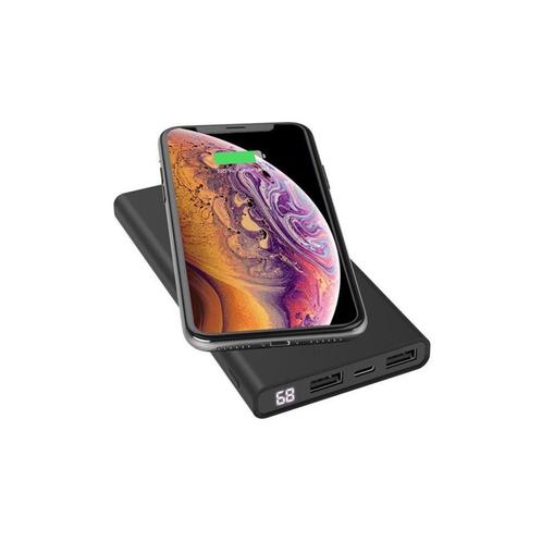 HOCO Wireless Power Bank 10000mAh Wisdom J37 zwart, Audio, Tv en Foto, Accu's en Batterijen, Nieuw, Verzenden