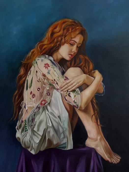 Najmeh Hesari - Of Angelic Nature, Antiek en Kunst, Kunst | Schilderijen | Modern