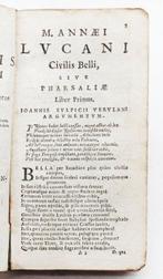 Lucano - Pharsalia - 1626, Antiek en Kunst, Antiek | Boeken en Manuscripten