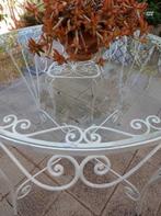 Tafel (5) - IJzer, Glas - Tuinset van ijzer