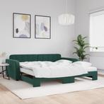 vidaXL Slaapbank onderschuifbed matrassen 100x200cm, Huis en Inrichting, Verzenden, Nieuw