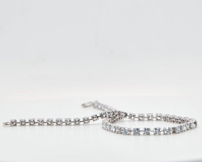 Zonder minimumprijs - Armband - 14 karaat Witgoud - 2.36ct., Bijoux, Sacs & Beauté, Bracelets