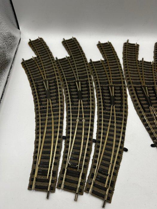 Fleischmann H0 - 6142 links en rechts - Modeltreinsporen (6), Hobby en Vrije tijd, Modeltreinen | H0