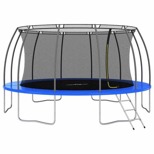 vidaXL Trampolineset rond 150 kg 488x90 cm, Kinderen en Baby's, Speelgoed | Buiten | Trampolines, Nieuw, Verzenden