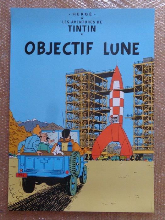 Hergé - Sérigraphie Tintinimaginatio - Objectif Lune + On a, Boeken, Stripverhalen