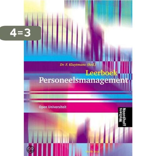 Leerboek personeelsmanagement 9789001470500 KLUYTMANS, Boeken, Schoolboeken, Gelezen, Verzenden