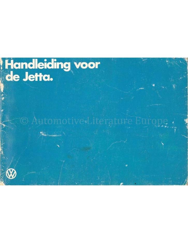 1982 VOLKSWAGEN JETTA INSTRUCTIEBOEKJE NEDERLANDS, Auto diversen, Handleidingen en Instructieboekjes