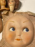 Verzameling poppenhoofde - Maison de poupées - 1940-1950