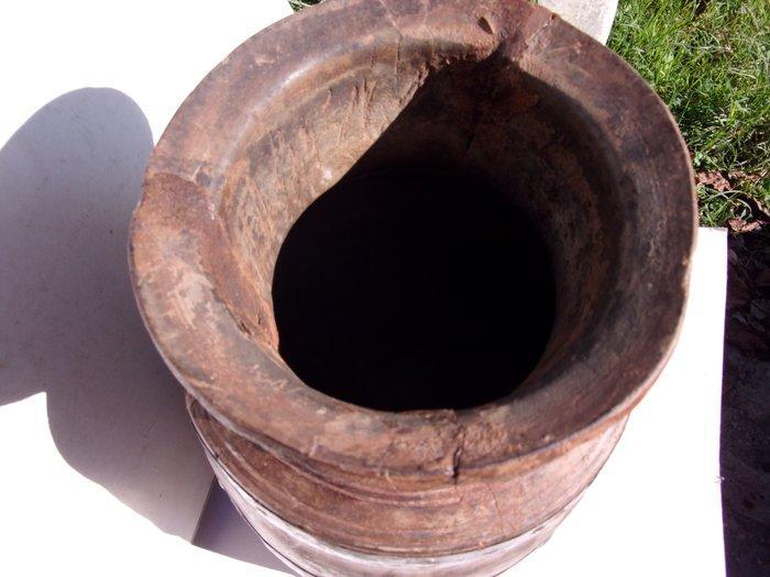 Kunst en ambachten Bak - Kastanje - 1850-1900 - Pot / Meting, Antiek en Kunst, Antiek | Overige Antiek