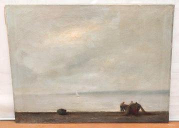 José Nogales Sevilla (1860-1939) - Vista de playa con