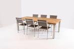4 Seasons Outdoor Plaza tuinset mocca met Casa tafel 240 cm, Nieuw