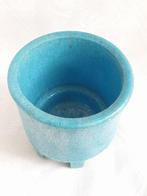 Art Deco Tegel - Copier graniver cactuspot blauw -, Antiek en Kunst