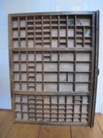 Drukblokken - Originele houten drukkerij letterbak 1940