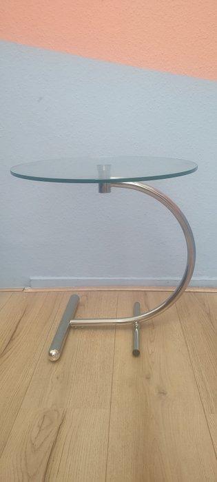Table dappoint - Métal, Verre - Cadre tubulaire