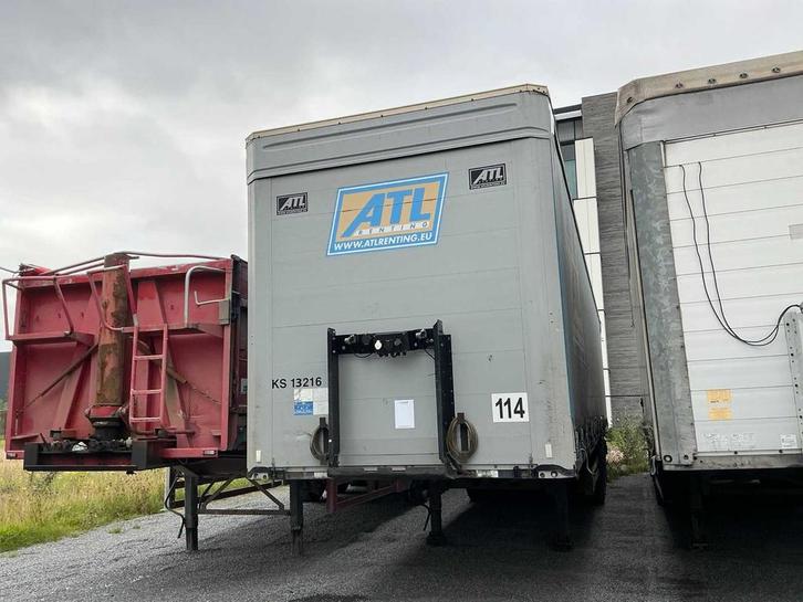 Online veiling - Kögel S24-1 Schuifzeiltrailer, Auto's, Vrachtwagens, Ophalen