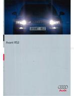 1995 AUDI RS2 AVANT BROCHURE DUITS, Boeken, Auto's | Folders en Tijdschriften, Nieuw