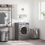 vidaXL Wandkast 60x31x70 cm bewerkt hout wit, Huis en Inrichting, Verzenden, Nieuw