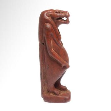 Égypte ancienne Jaspe Figure de lhippopotame Tawaret
