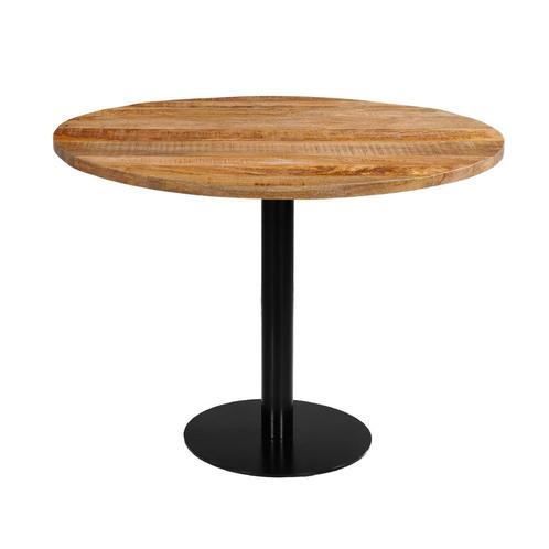Mangohout Horecatafel Rond Ø100 cm, Huis en Inrichting, Tafels | Eettafels, Nieuw, Verzenden