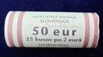 Slowakije. 2 Euro 2018 Slovak Republic (25 coins) in roll, Postzegels en Munten, Munten | Europa | Euromunten