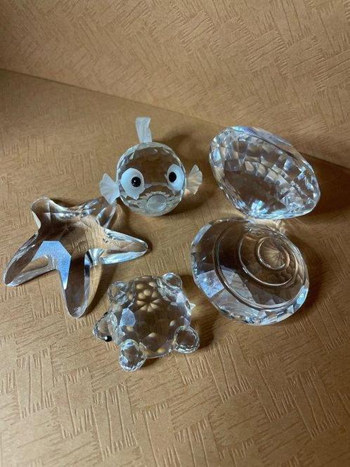 Swarovski - Blowfish Small - Tortue Small - Étoile de mer, Antiquités & Art, Curiosités & Brocante
