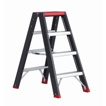 Altrex dubbele trapladder Taurus 2×4 treden, Ophalen of Verzenden, Trap